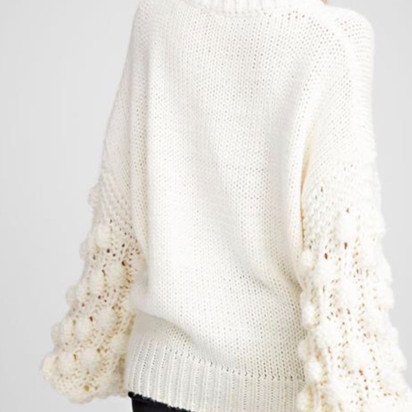 *NEW* DOTTED SLEEVE SWEATER - Picture 2 of 4